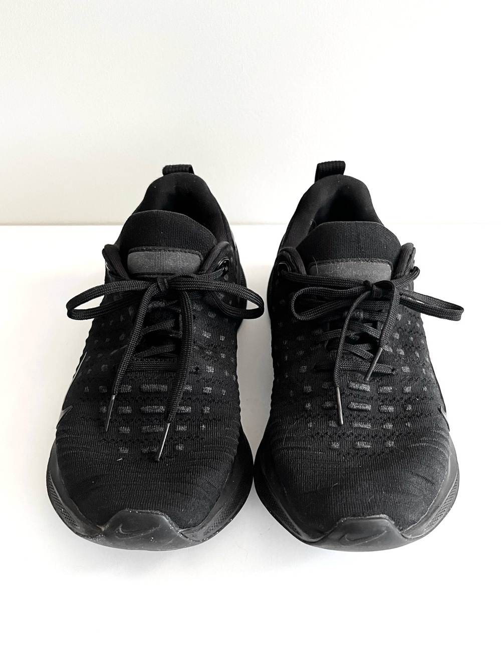 Nike ReactX Infinity Run Black Knit Women's Athletic Sneakers